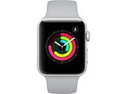 Apple Watch 3 GPS 42mm Silver Aluminum Case With Fog Sport Band