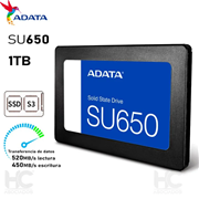 SSD Adata Ultimate SU650 1TB 3D NAND Internal Solid State Drive