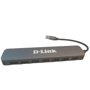 D-link WIPRO DUB1370 USB 3.0 Hub, 7 Port With Power Adapter